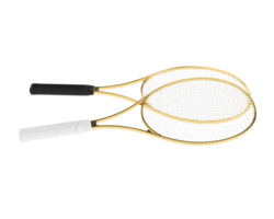 Racket isolated on background. 3d rendering - illustration png