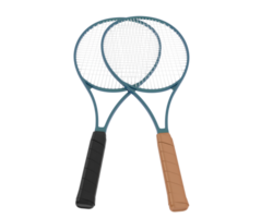 racket geïsoleerd Aan achtergrond. 3d renderen - illustratie png