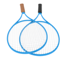 Racket isolated on background. 3d rendering - illustration png