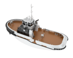 visvangst boot geïsoleerd Aan achtergrond. 3d renderen - illustratie png