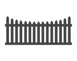 Fence isolated on background. 3d rendering - illustration png