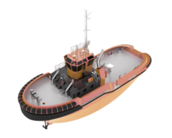 Fishing boat isolated on background. 3d rendering - illustration png