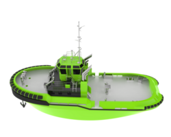 visvangst boot geïsoleerd Aan achtergrond. 3d renderen - illustratie png