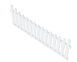 Fence isolated on background. 3d rendering - illustration png