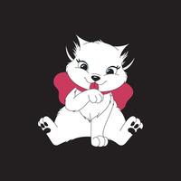 Cat . Cat T-Shirt Design Vectors . Cat