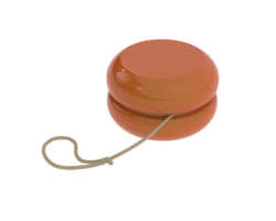 Yoyo isolated on background. 3d rendering - illustration png