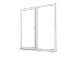 Window isolated on background. 3d rendering - illustration png