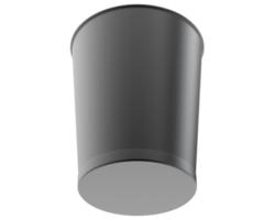 Trash can isolated on background. 3d rendering - illustration png