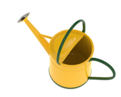 Watering can isolated on background. 3d rendering - illustration png