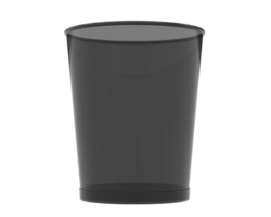 Trash can isolated on background. 3d rendering - illustration png