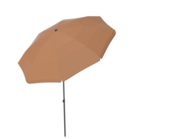 Beach umbrella isolated on background. 3d rendering - illustration png