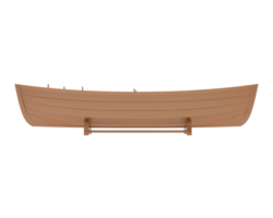 walvisboot geïsoleerd Aan achtergrond. 3d renderen - illustratie png