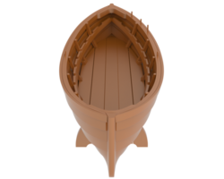 Whaleboat isolated on background. 3d rendering - illustration png