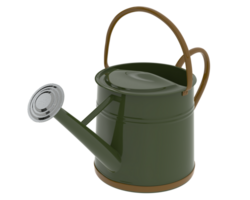 Watering can isolated on background. 3d rendering - illustration png