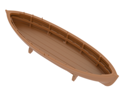 walvisboot geïsoleerd Aan achtergrond. 3d renderen - illustratie png