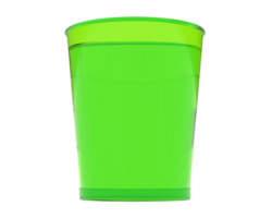 Trash can isolated on background. 3d rendering - illustration png