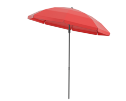 plage parapluie isolé sur Contexte. 3d le rendu - illustration png