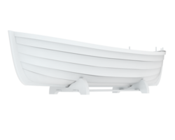 walvisboot geïsoleerd Aan achtergrond. 3d renderen - illustratie png