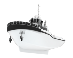 pêche bateau isolé sur Contexte. 3d le rendu - illustration png