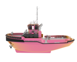 pêche bateau isolé sur Contexte. 3d le rendu - illustration png