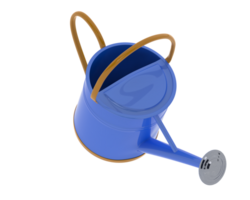 Watering can isolated on background. 3d rendering - illustration png