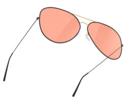 Soleil des lunettes isolé sur Contexte. 3d le rendu - illustration png