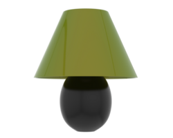 chevet lampe isolé sur Contexte. 3d le rendu - illustration png