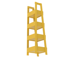 plank geïsoleerd Aan achtergrond. 3d renderen - illustratie png