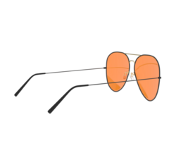 Soleil des lunettes isolé sur Contexte. 3d le rendu - illustration png