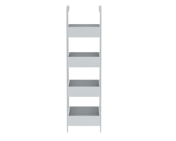Shelf isolated on background. 3d rendering - illustration png