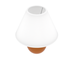 nachtkastje lamp geïsoleerd Aan achtergrond. 3d renderen - illustratie png