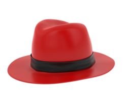 hatt isolerat på bakgrund. 3d tolkning - illustration png