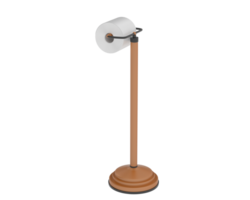 toilet papier rek geïsoleerd Aan achtergrond. 3d renderen - illustratie png