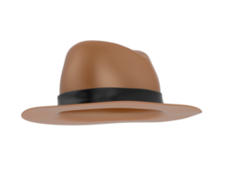 hatt isolerat på bakgrund. 3d tolkning - illustration png