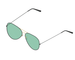 Soleil des lunettes isolé sur Contexte. 3d le rendu - illustration png