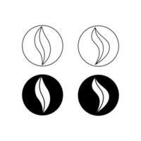 canicas pelotas icono conjunto aislado en blanco antecedentes vector