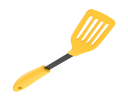 Spatula isolated on background. 3d rendering - illustration png