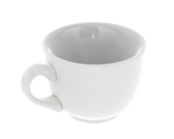 Cup isolated on background. 3d rendering - illustration png