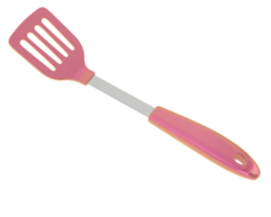 Spatula isolated on background. 3d rendering - illustration png