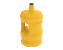 Water jug isolated on background. 3d rendering - illustration png