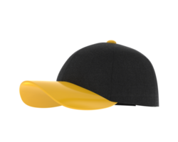 Baseball hat isolated on background. 3d rendering - illustration png