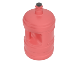 Water jug isolated on background. 3d rendering - illustration png