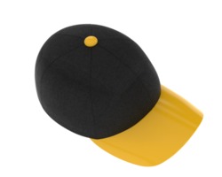 beisebol chapéu isolado em fundo. 3d Renderização - ilustração png