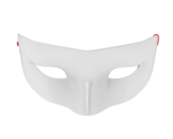 Blank party mask isolated on background. 3d rendering - illustration png