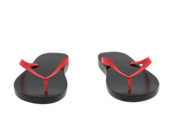 flip flops isolerat på bakgrund. 3d tolkning - illustration png