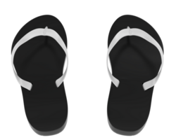 Flip flops isolated on background. 3d rendering - illustration png