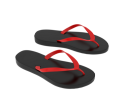 flip flops isolerat på bakgrund. 3d tolkning - illustration png