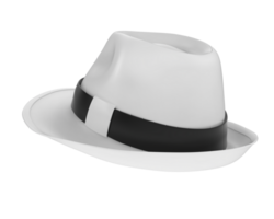 hatt isolerat på bakgrund. 3d tolkning - illustration png