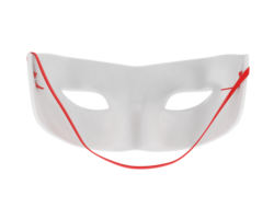 Blank party mask isolated on background. 3d rendering - illustration png