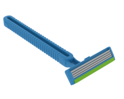 Shaving razor isolated on background. 3d rendering - illustration png